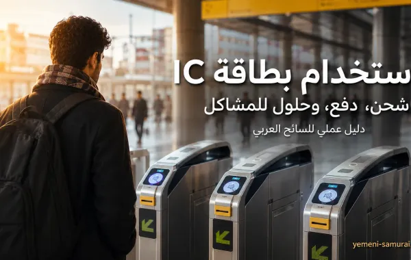 كيف تستخدم بطاقة IC في اليابان؟ الشحن، الدفع، والمشاكل الشائعة