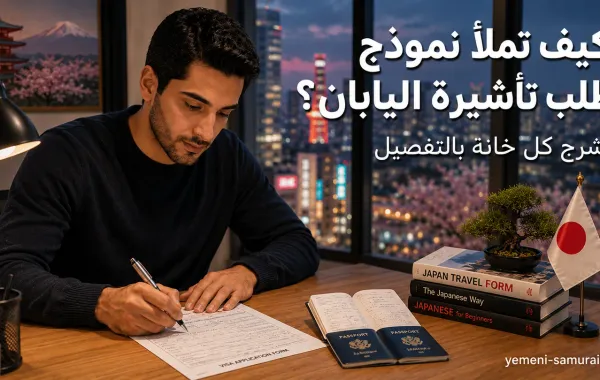 كيف تملأ نموذج طلب تأشيرة اليابان؟ شرح كل خانة بالتفصيل