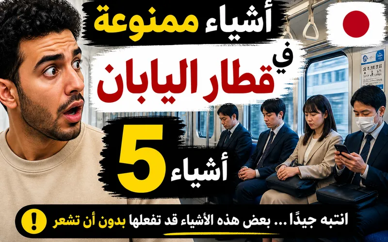 5 أشياء لا تفعلها في قطارات اليابان